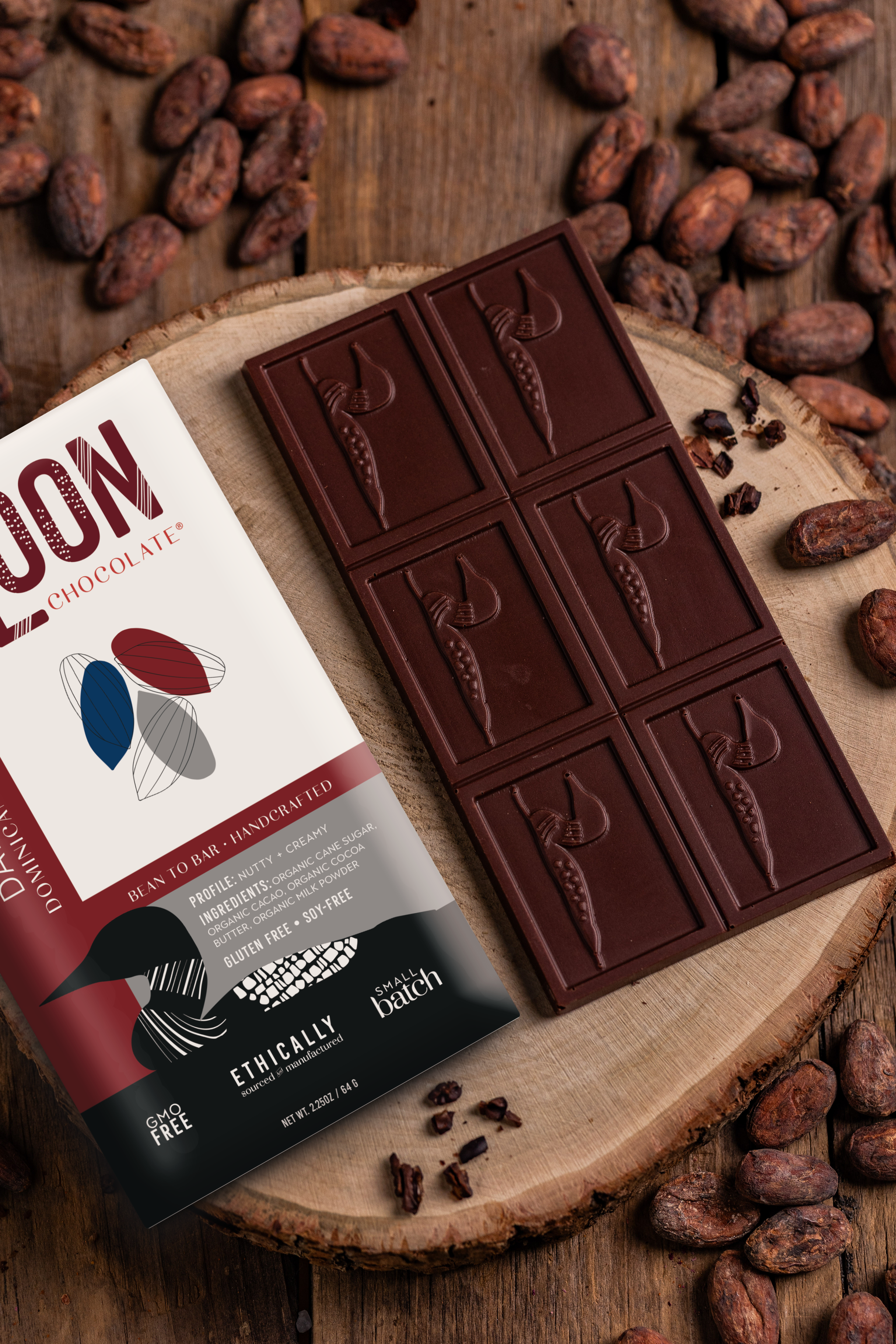 50% Dark Milk, Dominican Republic | Loon Chocolate
