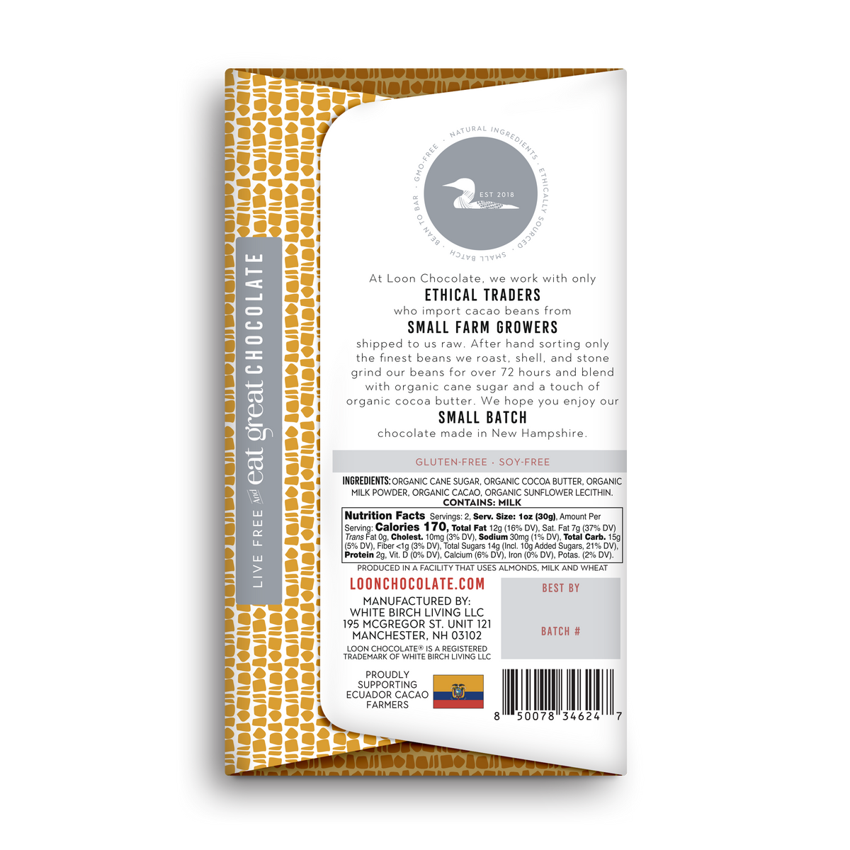 40% Milk Chocolate - Ecuador
