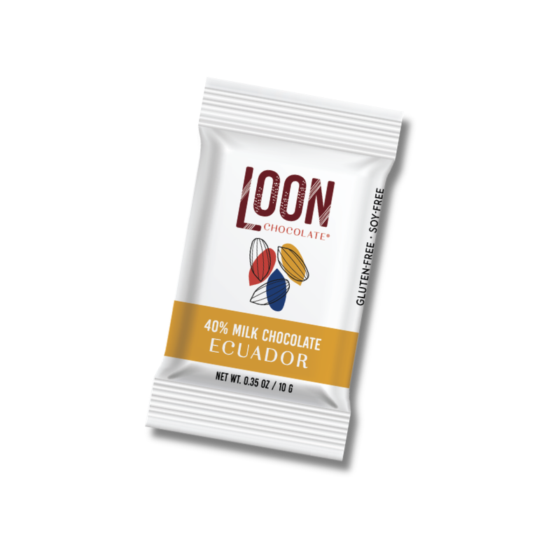 Ecuador Milk Chocolate Mini Bars - Box of 70