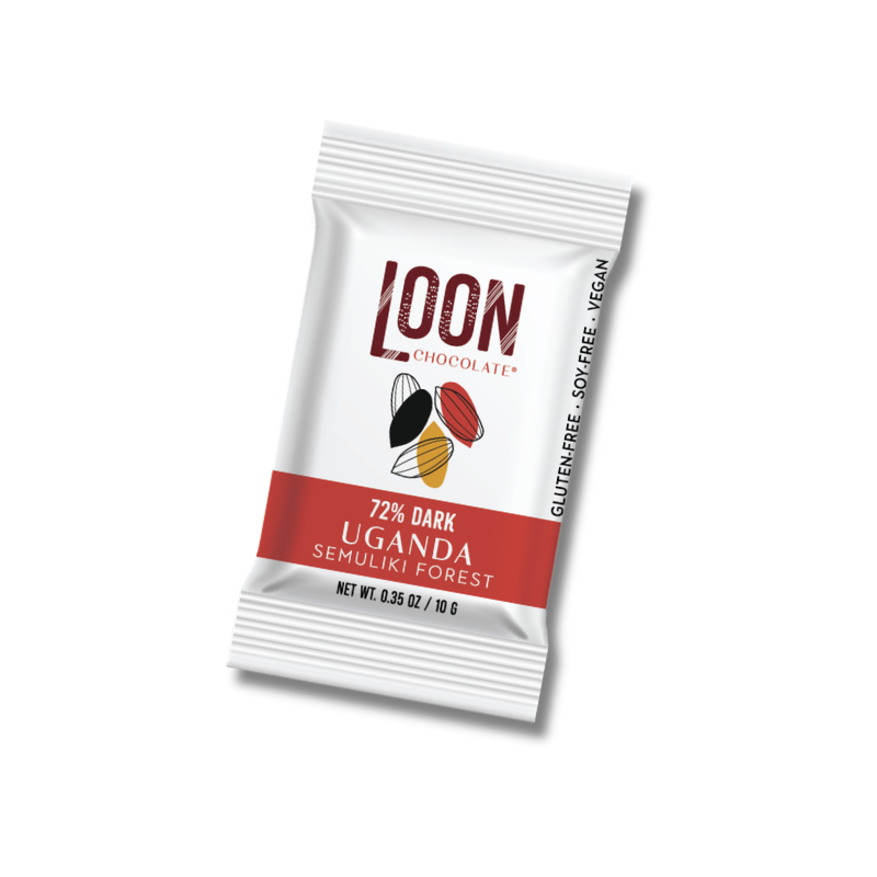 Uganda Dark Chocolate Mini Bars - Box of 70