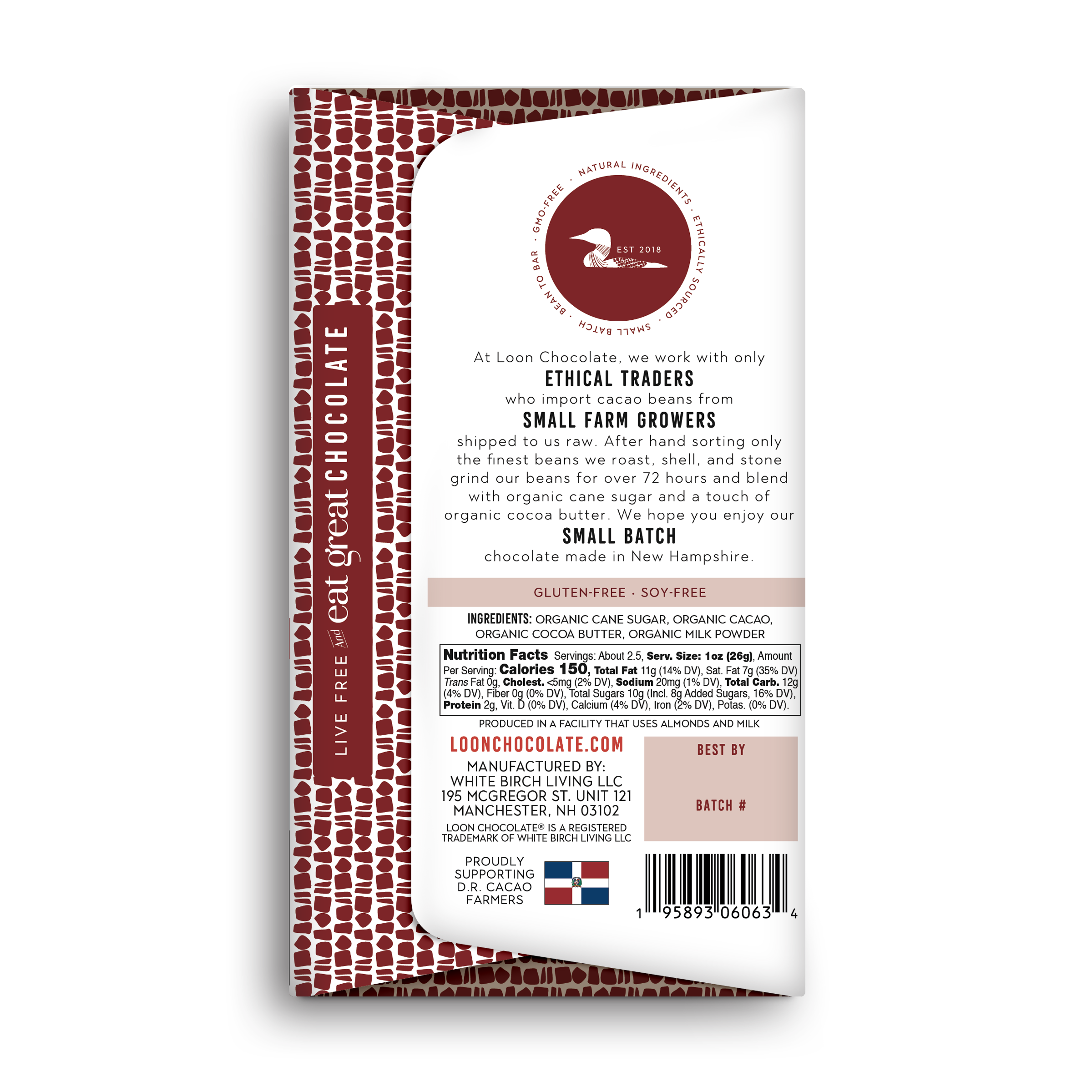 50% Dark Milk, Dominican Republic