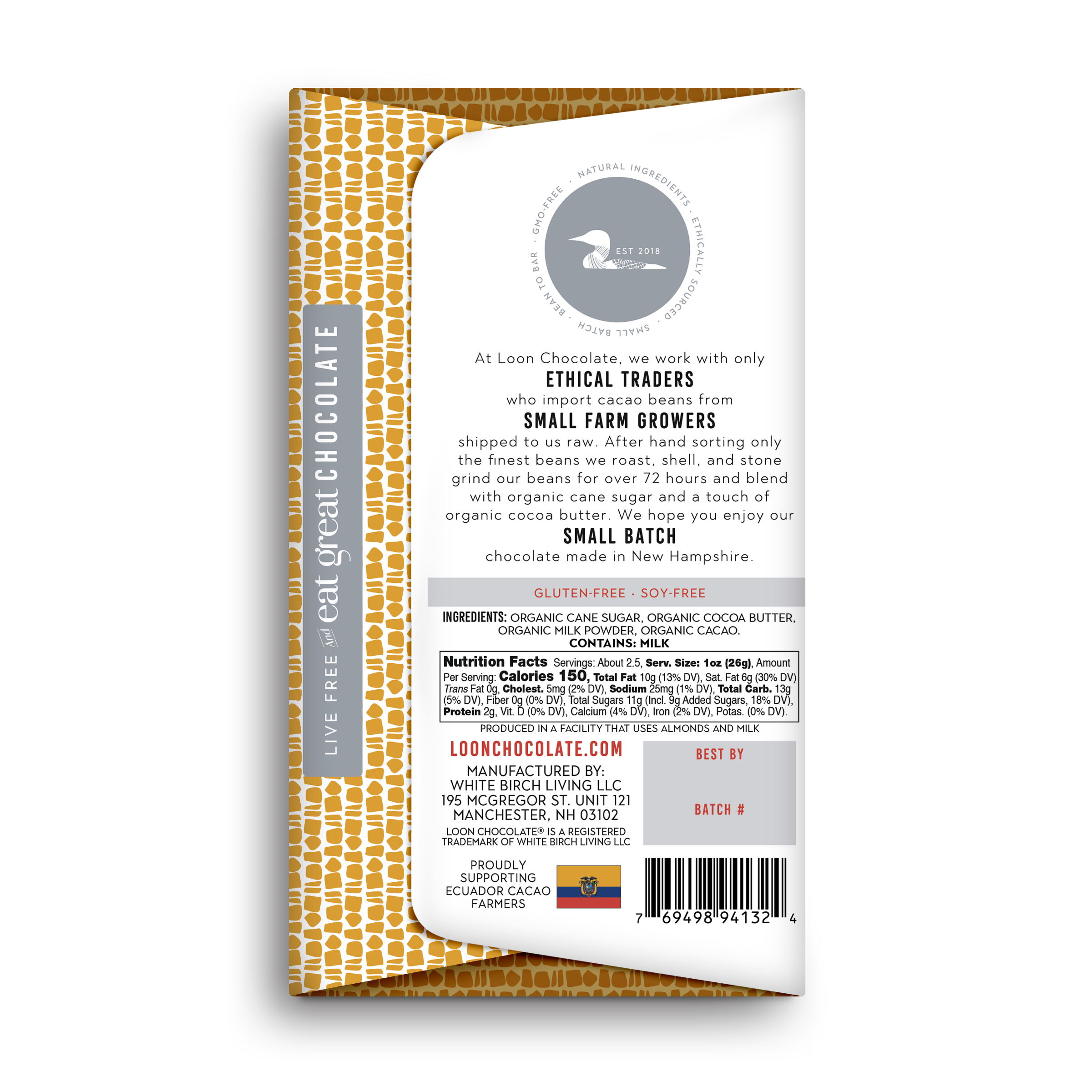 40% Milk Chocolate - Ecuador