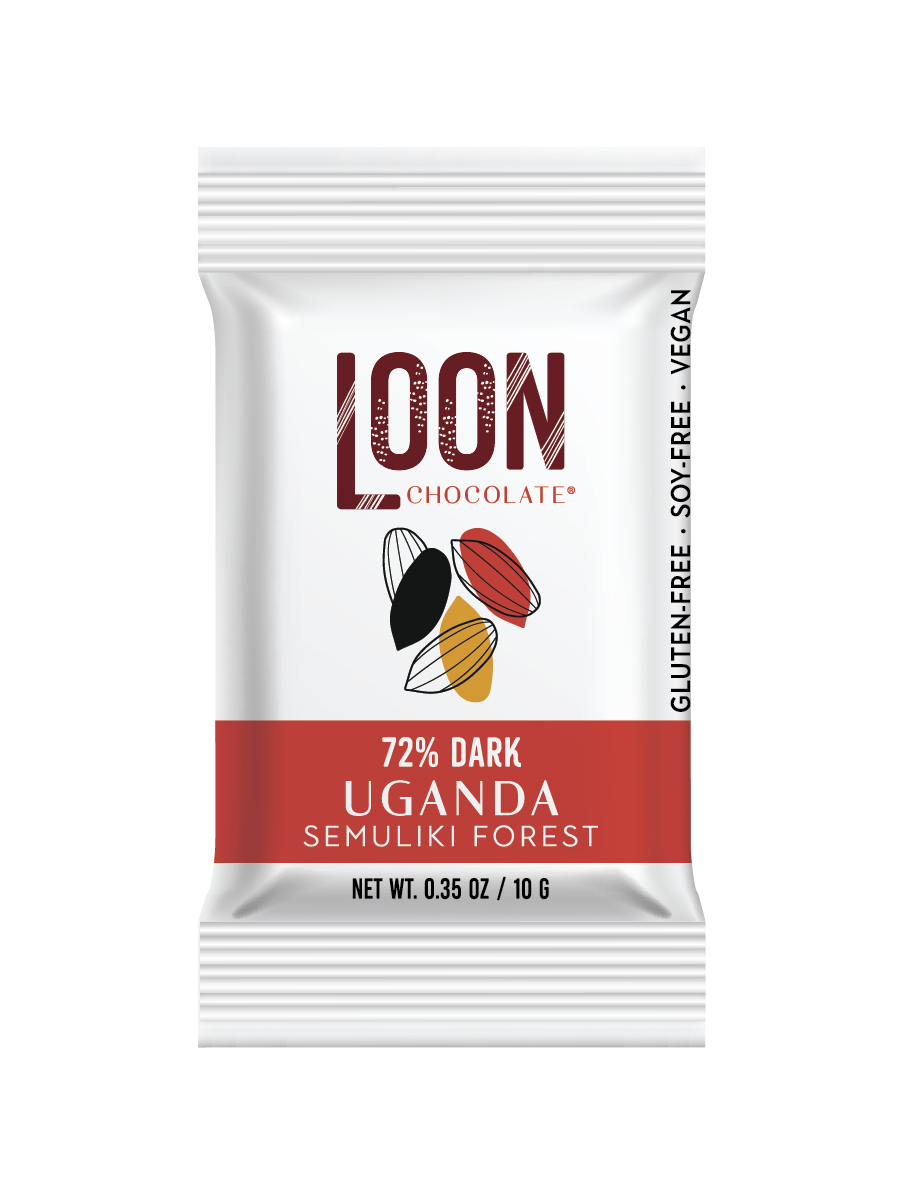 Uganda Dark Chocolate Mini Bars - Box of 70