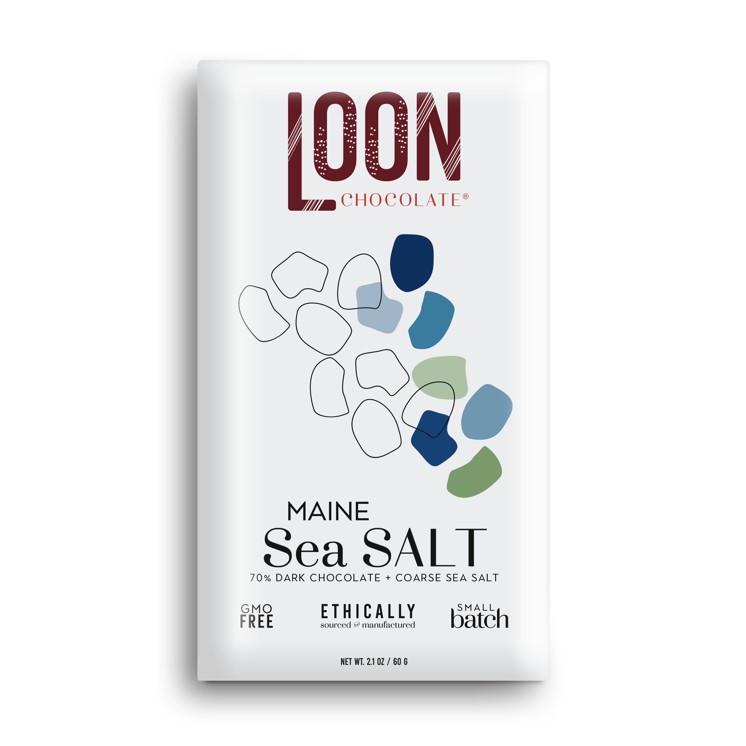 Maine Sea Salt – Dark Chocolate Bar